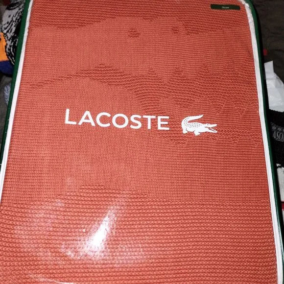 Lacoste throw blanket sale